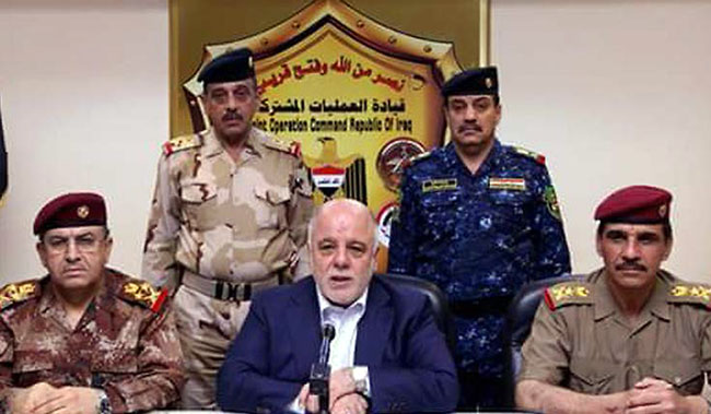 Iraqi PM Announces Victory over IS Militants in Fallujah